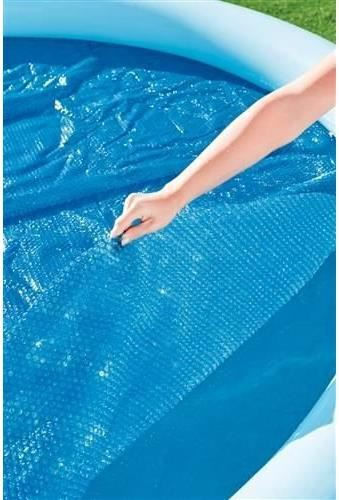 Husă solară rotundă albastră pentru piscină Bestway Flowclear 305 cm 290 cm