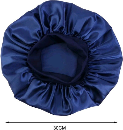 Damen Stoff Weiches Schlaf Haar Turban Bonnet Schwarz