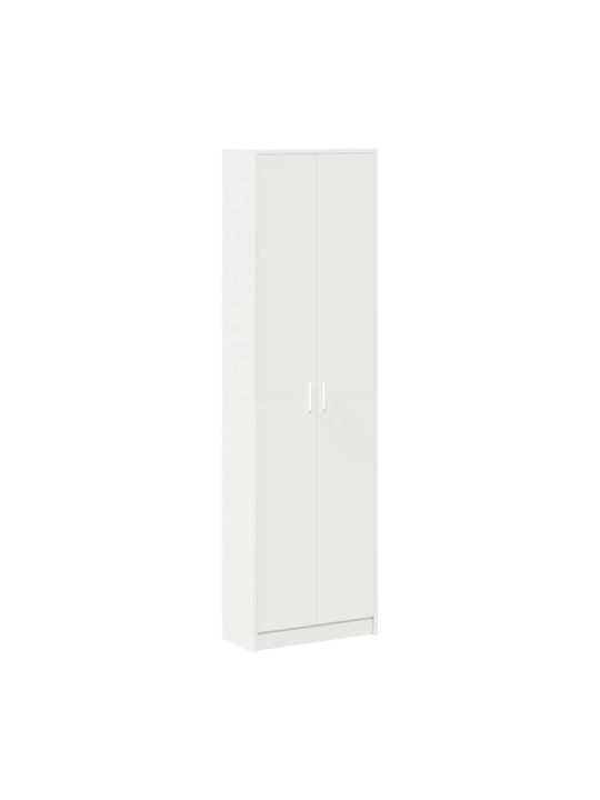 Doppeltür Kleiderschrank White 55x25x189cm