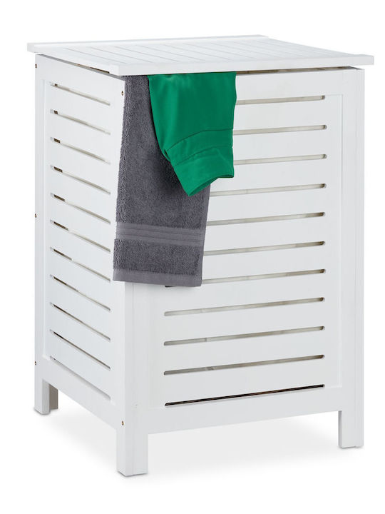 Relaxdays Coș De Rufe Din Lemn 86lt Cu Capac Verde Relaxdays Coș De Rufe Din Lemn 86lt Cu Capac Verde
