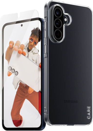 CARE by PanzerGlass Fashion 2in1 Back Cover Tempered Glass Set with Glass Transparent (Galaxy A56)