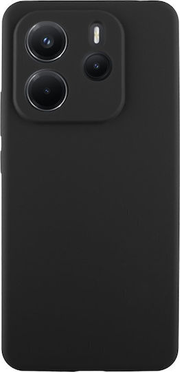 Idol 1991 Velvet Elite Back Cover Σιλικόνης Αδιάβροχο Μαύρο (Redmi Note 14 5G)