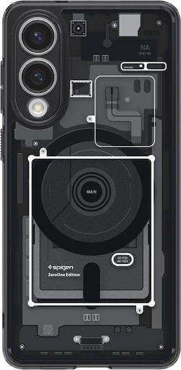 Spigen Ultra Hybrid Zero One (MagFit) Umschlag Rückseite Silikon / Kunststoff 0.3mm Schwarz (Galaxy S25 Edge)