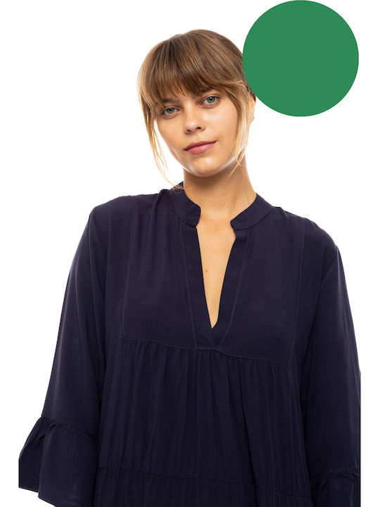 Pink Label Γυναικείο Φόρεμα Παραλίας Sea Green