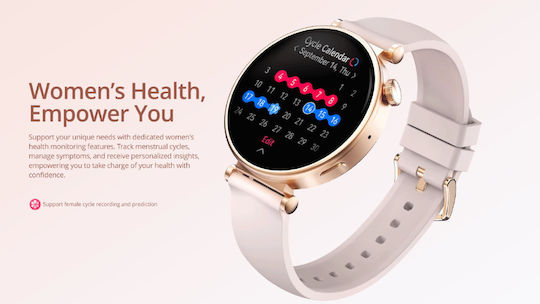 Riversong Glow Smartwatch mit Pulsmesser (Rose Gold)