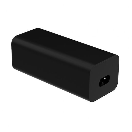 Gembird GaN с 2 USB-A порта и 2 USB-C порта 100W Power Delivery / Quick Charge 3.0 Черен (TA-UC-2A2C-PD100-01-BK)