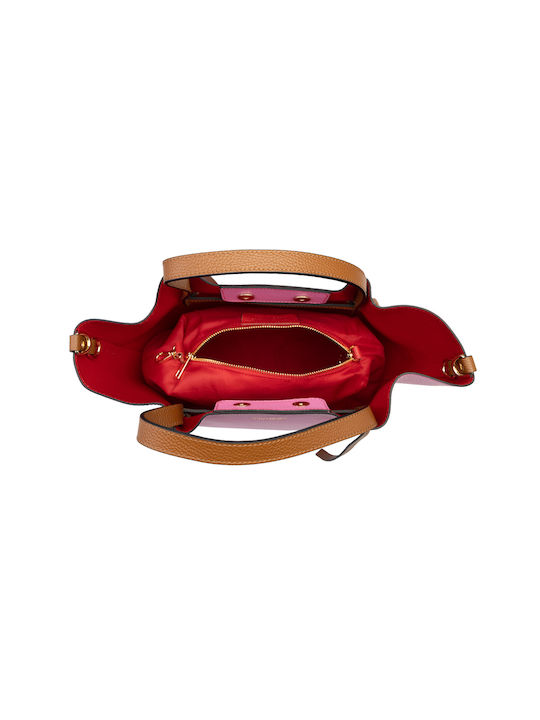 De piele Geantă de damă De umăr Fuchsia
