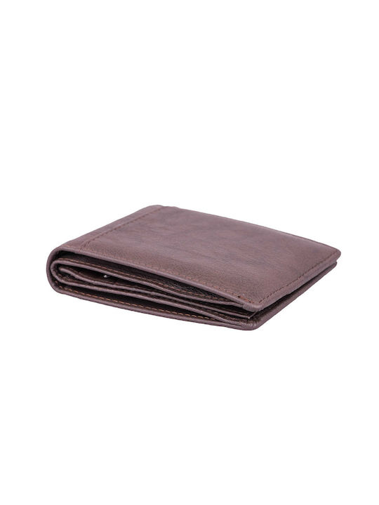 Leather Men's Wallet Classic Brown