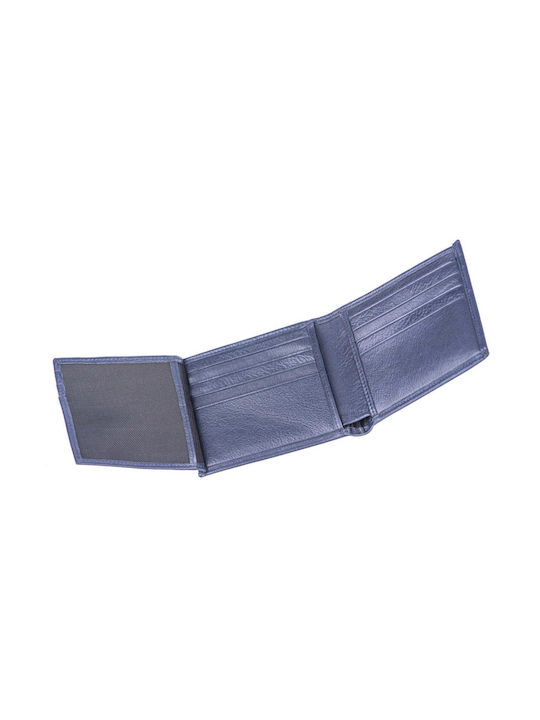 Leder Herren Geldbörse Blau