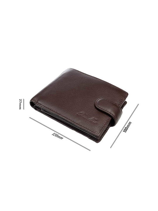 Portofel bărbătesc Clasice cu RFID Maro