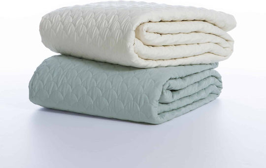 Nef-Nef Homeware Scofield Κουβερλί Ημίδιπλο Microfiber Blue (97) 180x240cm