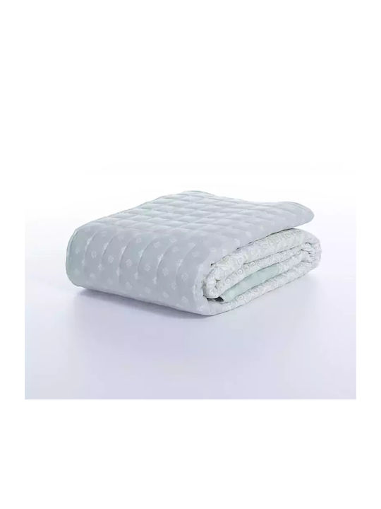 Nef-Nef Homeware Keylan Κουβερλί Ημίδιπλο Microfiber Blue 180x240cm