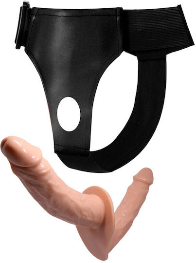 Ham pentru strap-on cu dildo 180mm & 150mm