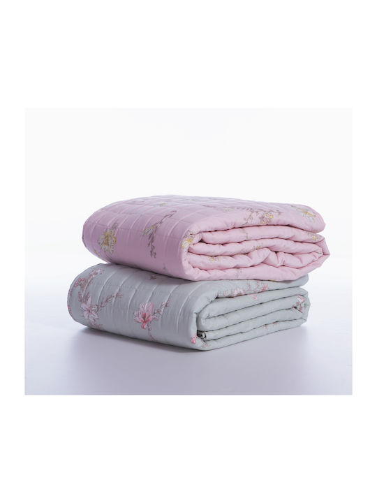 Nef-Nef Homeware Irida Coverlet Semi-double Microfiber Pink 180x240cm