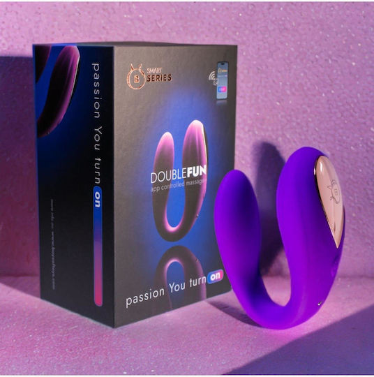 Vibrator for Couples with Remote Control Purple