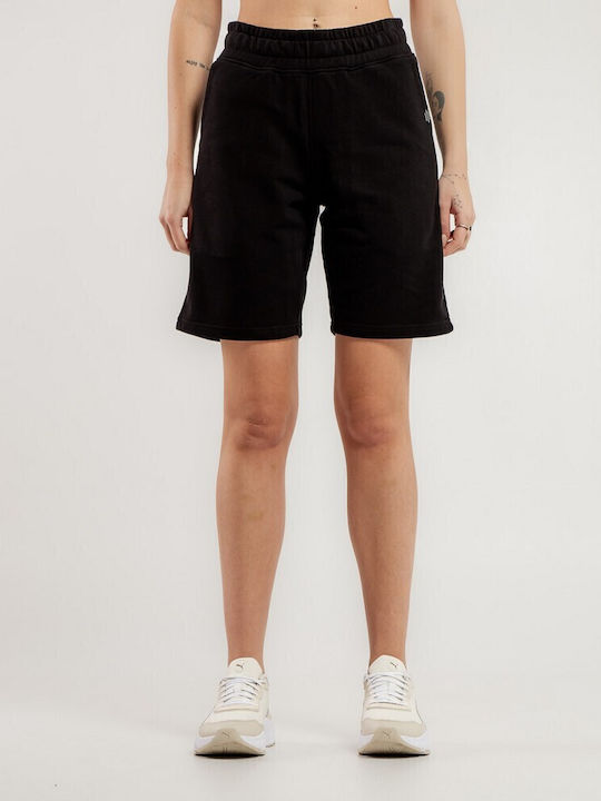 Women's Terry Sporty Shorts Black