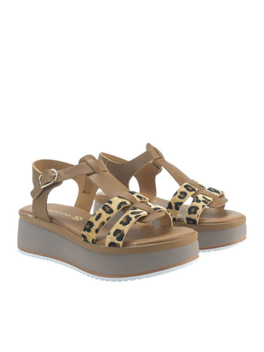Women's Platform Shoes Beige