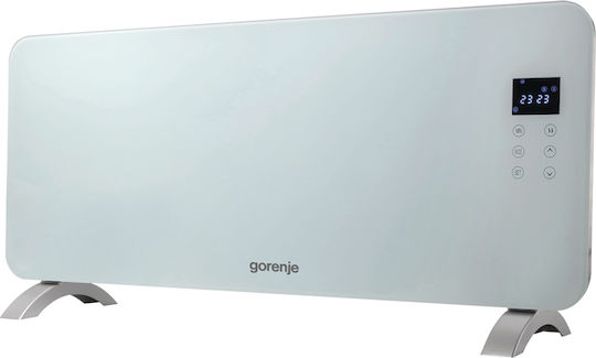 Gorenje Optiheat Convector Heater Floor 2000W with Electronic Thermostat 92x43cm White