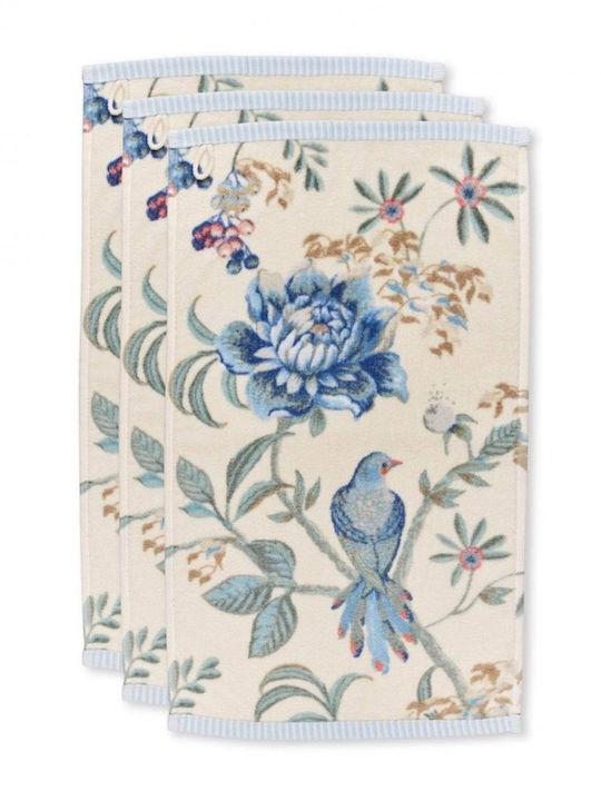 PiP Studio Prosop de mână Secret Garden 30x50cm. White & Blue