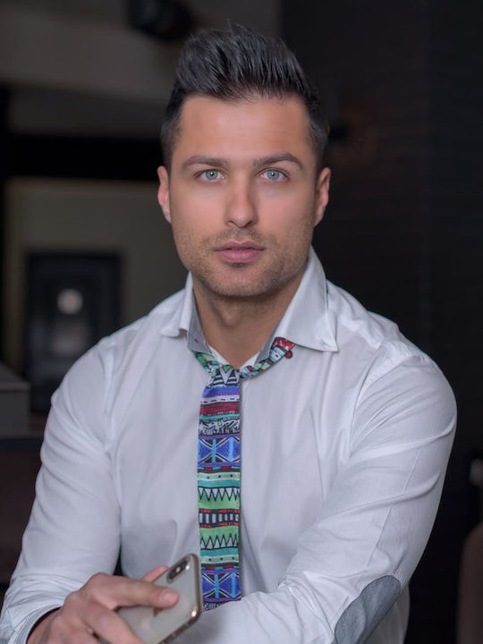Kalfas Luxury Silk Γυναικείο Μεταξωτό Φουλάρι Πολύχρωμο