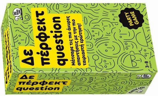 Επιτραπέζιο Παιχνίδι Δε Πέρφεκτ Question για 3-8 Παίκτες 14+ Ετών Δεσύλλας