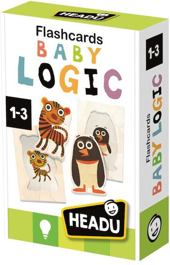 Επιτραπέζιο Παιχνίδι Flash Cards - Baby Logic για 1 Παίκτη 2+ Ετών (EN) Headu