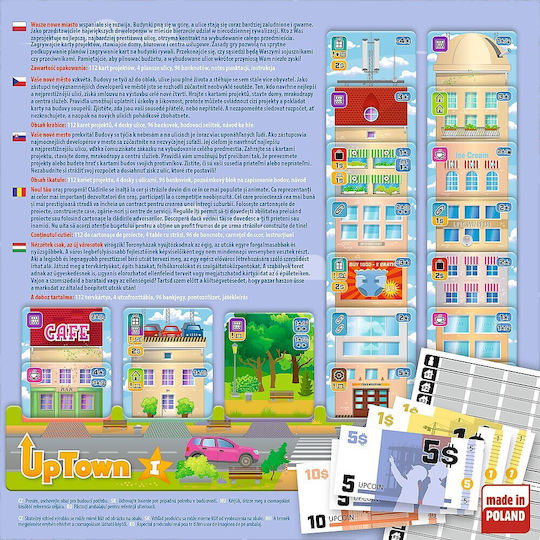 Board Game UpTown for 2-4 Players 10+ Years Old (EN) Trefl