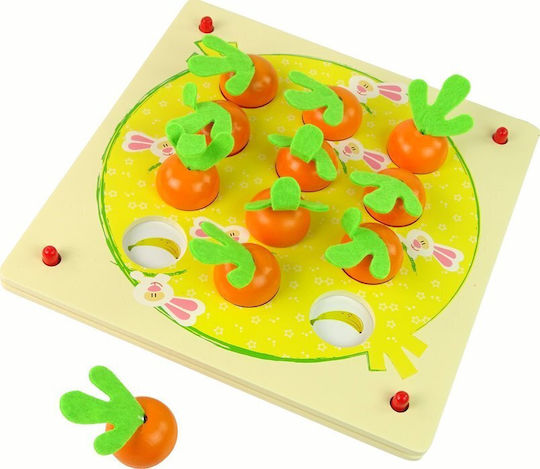 Board Game Memory- Carrots 3+ Years Old (EN) Lean Toys
