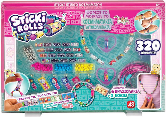 AS Sticki Rolls Jewelry Set Bracelets & Accessories for Kids 5+ Years