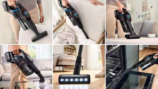 Bosch Unlimited 10 ProPower Επαναφορτιζόμενη Σκούπα 2 σε 1 Stick & Χειρός 18V Μαύρη