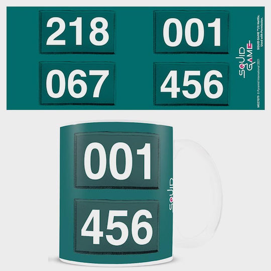 Pyramid International Squid Game - Numbers Κούπα Κεραμική Πράσινη 300ml Pyramid International Squid Game - Numbers Κούπα Κεραμική Πράσινη 300ml