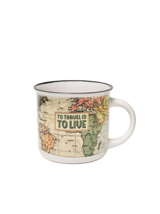 Legami Milano Travel Κούπα από Πορσελάνη Πολύχρωμη 350ml