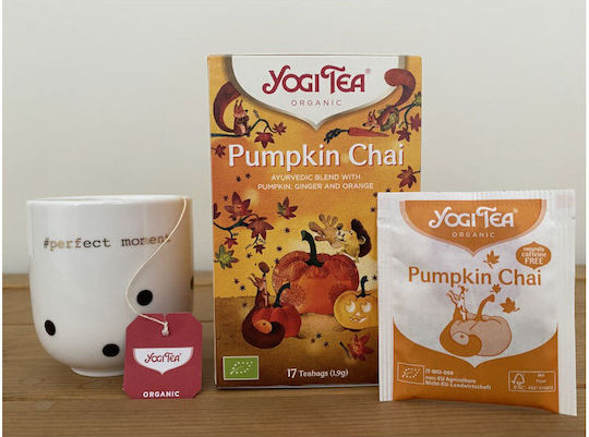 Yogi Tea Τσάι Pumpkin Chai 17 Φακελάκια 1.9gr