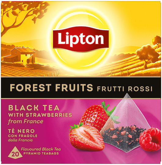 Lipton Τσαι Μαυρο Πυραμιδα 20x1 7gr Φρουτα Του Δασους 1-51637