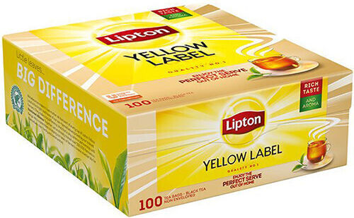 Lipton Μαύρο Τσάι 100 Φακελάκια