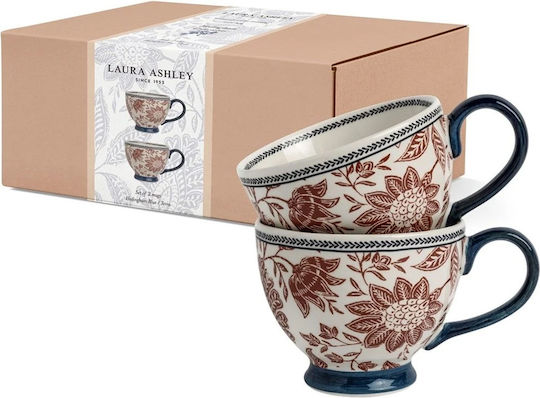 Laura Ashley Becher Keramik Mehrfarbig