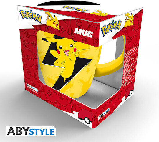 Abysse Pikachu Κούπα Κεραμική Πολύχρωμη 400ml