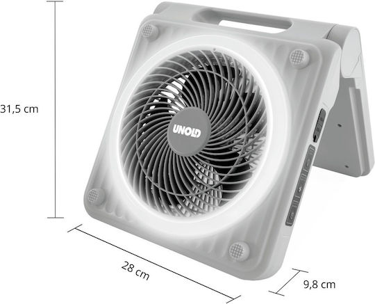 Unold Ventilator für Camping Gray