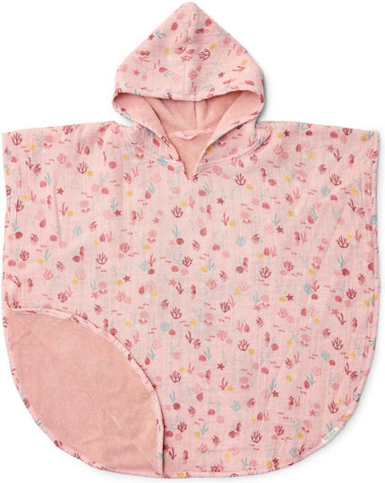 Little Dutch Kid's Poncho Ocean Treasures Multi-colour