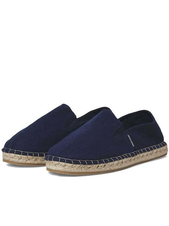 Fabric Men's Espadrilles in Blue Color