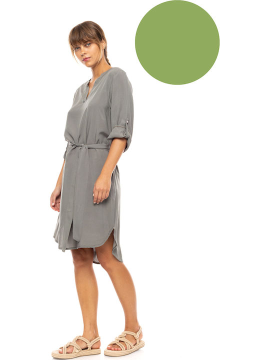Pink Label Γυναικείο Φόρεμα Παραλίας Aspen Green