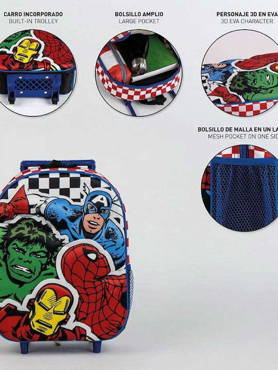 Cerda Avengers Ghiozdan Școlar Troler Grădinița