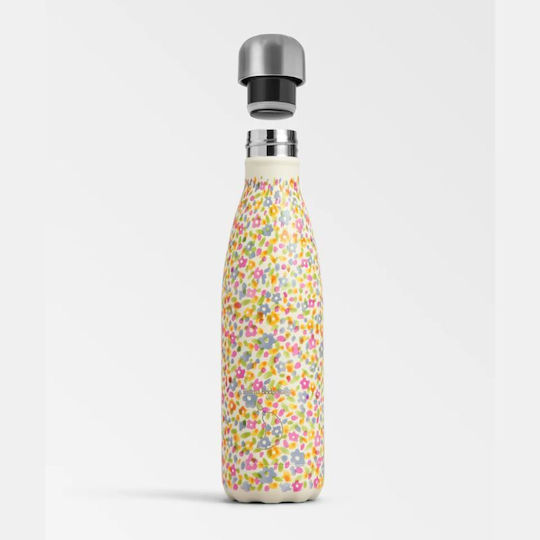 Chilly's Emma Bridgewater Thermos Bottle Stainless Steel BPA Free 500ml Wild Flowers Meadows