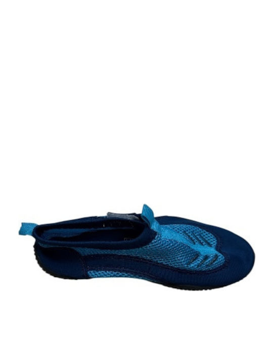 Aquasock Beach Shoe Code 20608 Velcro Women's Size 36-41 Blue