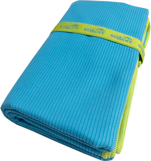 Solart Πετσέτα Microfiber Σώματος 220gr/m² Μπλε 150x75εκ.