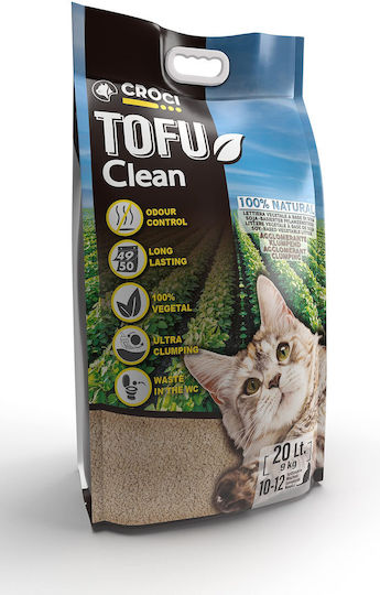 Croci Clean Άμμος Γάτας Tofu 9kg / 20lt