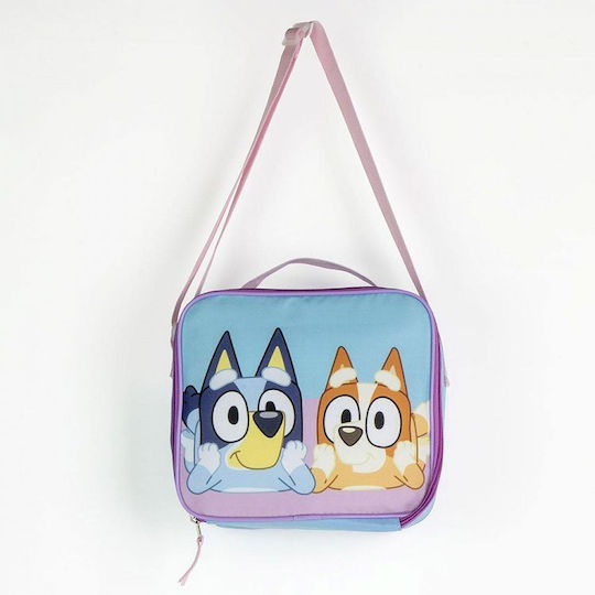 Bluey School Insulated Hand Lunch Bag Light Blue Bluey
