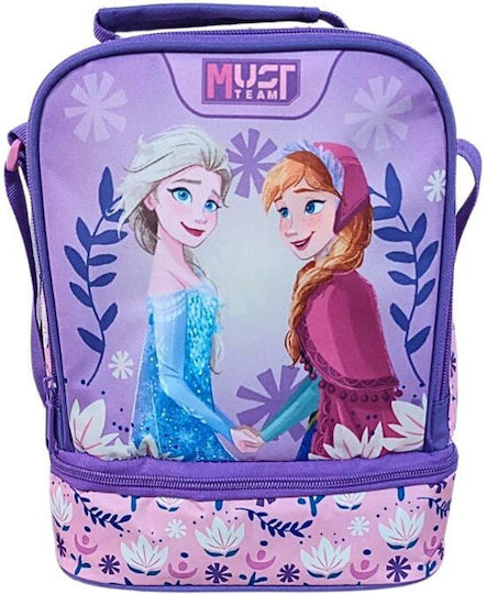 Must Team Frozen School Insulated Lunch Bag 7L Purple 22x16x22cm