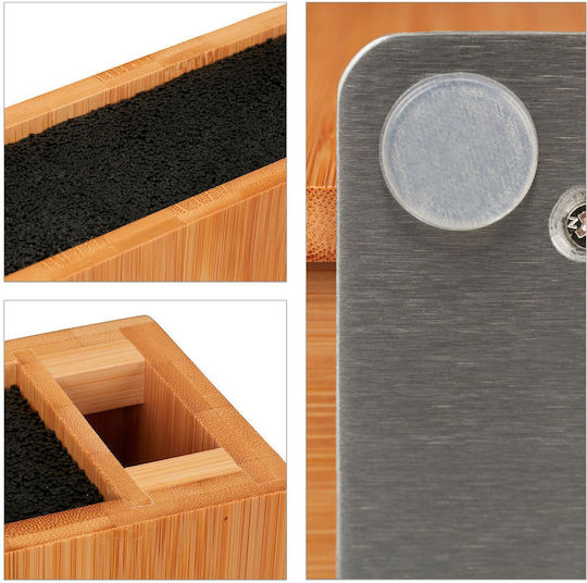 Relaxdays Kitchen Base Bamboo