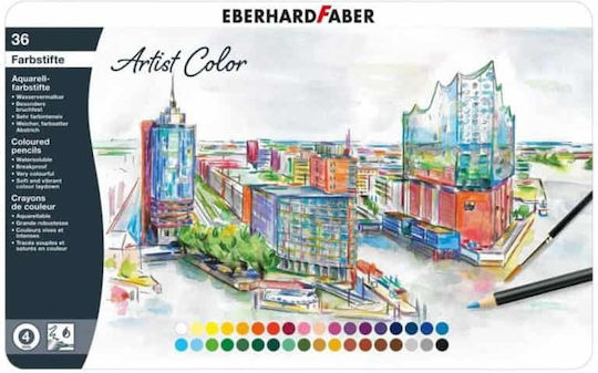 Eberhard Faber Ξυλομπογιές Σετ 36 χρώματα